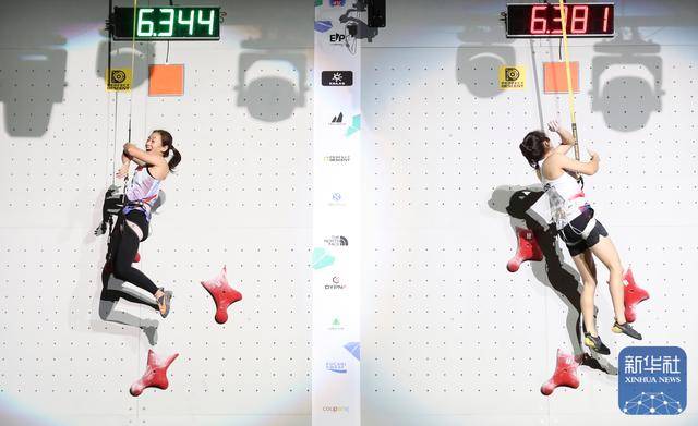 攀岩 | 世锦赛:中国选手获得女子速度赛亚军、季军