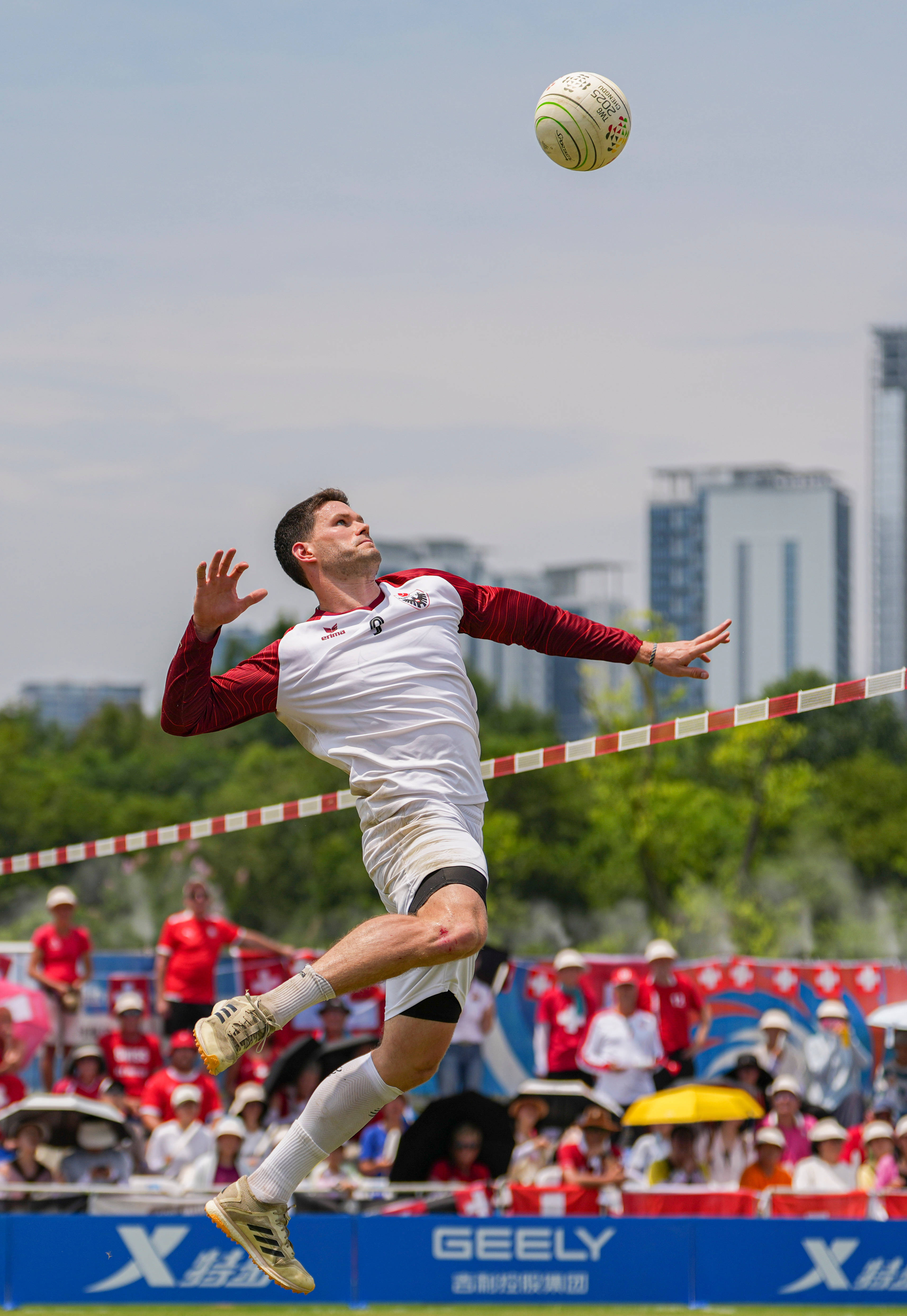 (成都世运会)浮士德球——男子铜牌赛:奥地利队获得季军