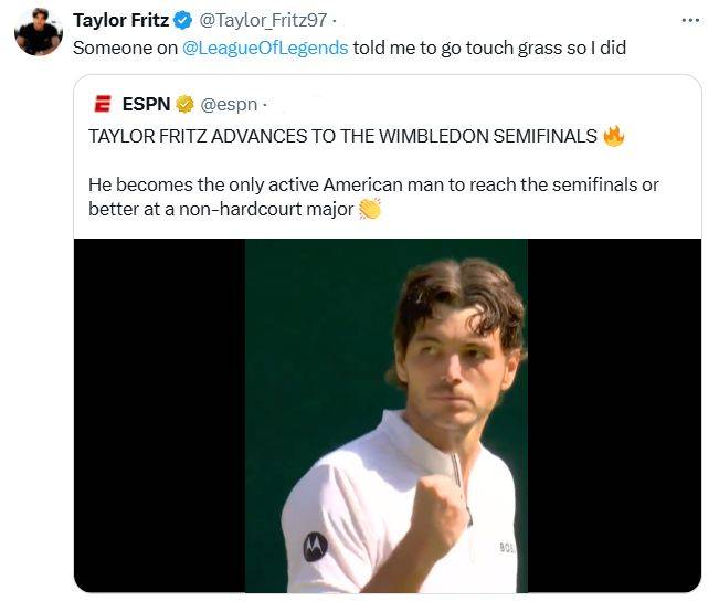 打野太菜被玩家喷?温网四强与LOL双修路